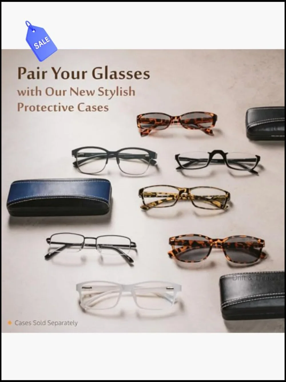 Reading Glasses Spring Hinge Rectangular Full Rim Acrylic Lens Anti-Reflective